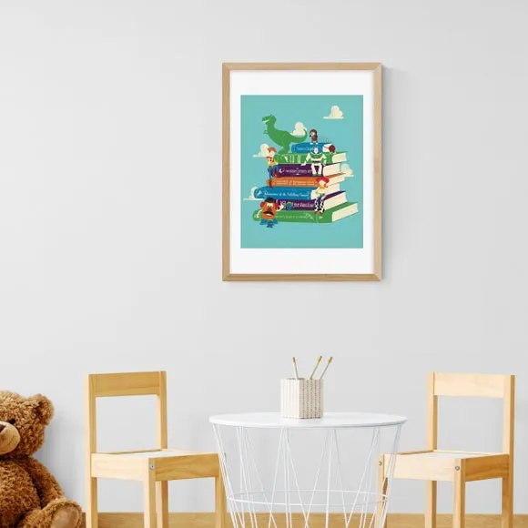 Portrait Wall Print - Multicolor, Paper