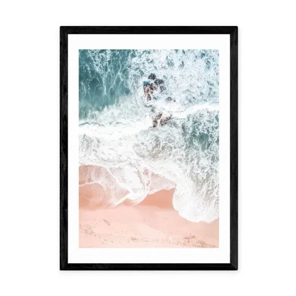 Sands of Coral Haze Print - Multicolor, Paper