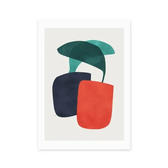 Still Life II Art Print - Red