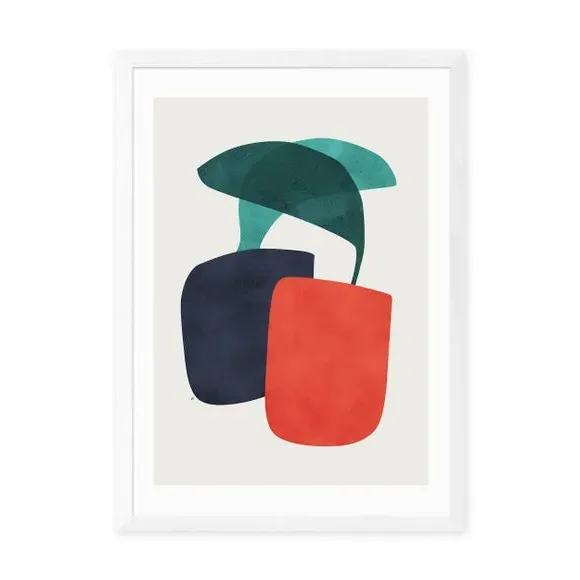 Still Life II Art Print - Red