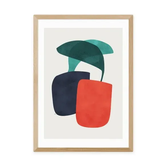 Still Life II Art Print - Red