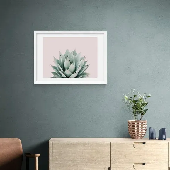 Succulent Wall Print - Pink, Archival Paper