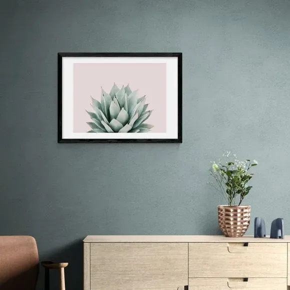 Succulent Wall Print - Pink, Archival Paper