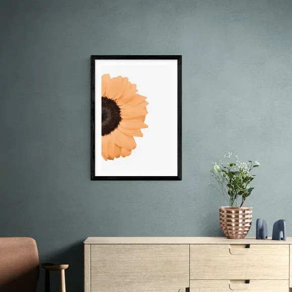 Sunflower Wall Print - Yellow, Archival Paper