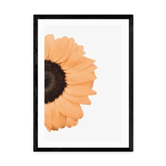 Sunflower Wall Print - Yellow, Archival Paper