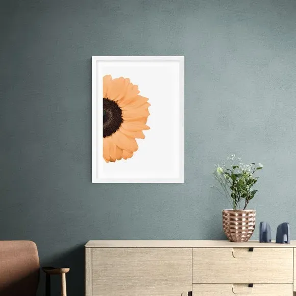 Sunflower Wall Print - Yellow, Archival Paper