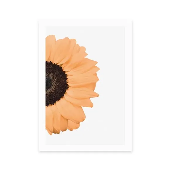 Sunflower Wall Print - Yellow, Archival Paper