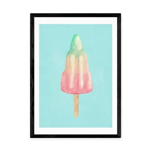 Take Off Wall Print - Blue, Archival Paper