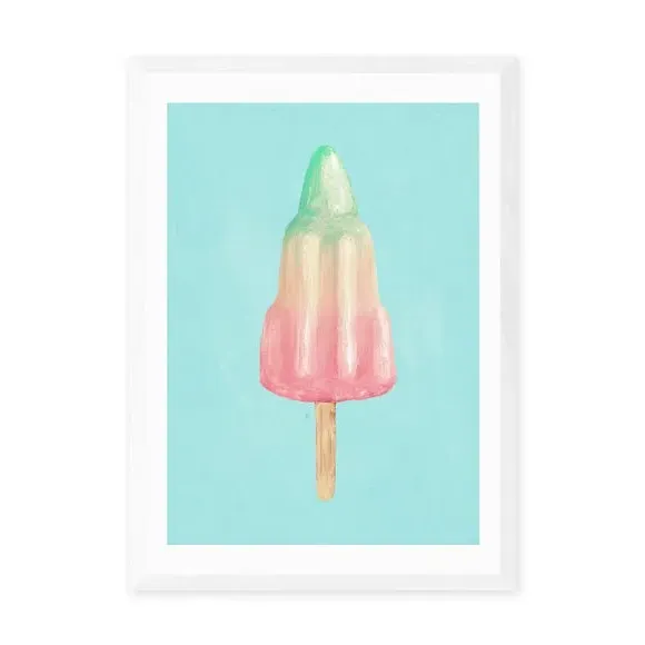 Take Off Wall Print - Blue, Archival Paper