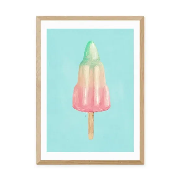 Take Off Wall Print - Blue, Archival Paper