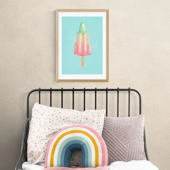 Take Off Wall Print - Blue, Archival Paper