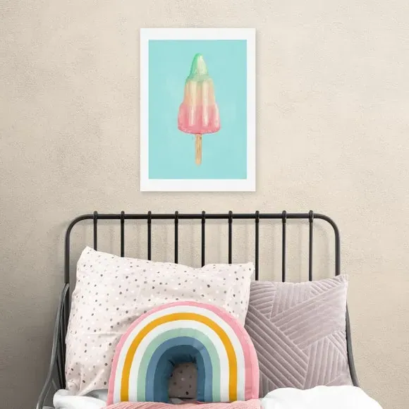 Take Off Wall Print - Blue, Archival Paper image