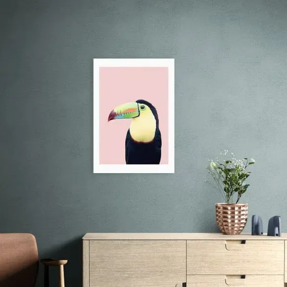 Toucan Wall Print - Multicolor, Paper image