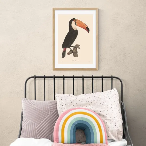Toucan Wall Print - Natural, Archival Paper