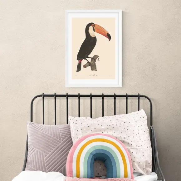 Toucan Wall Print - Natural, Archival Paper