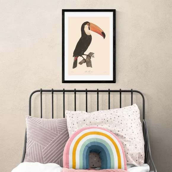 Toucan Wall Print - Natural, Archival Paper