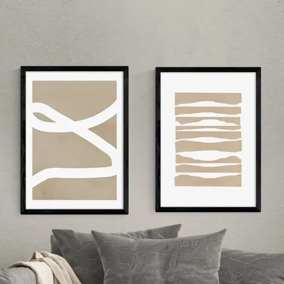 Twin Set Wall Art - Natural