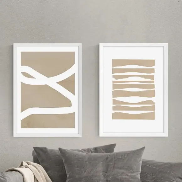 Twin Set Wall Art - Natural