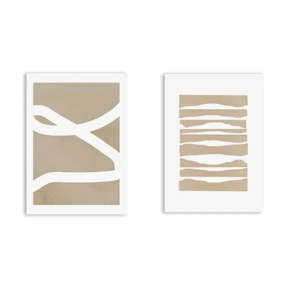 Twin Set Wall Art - Natural
