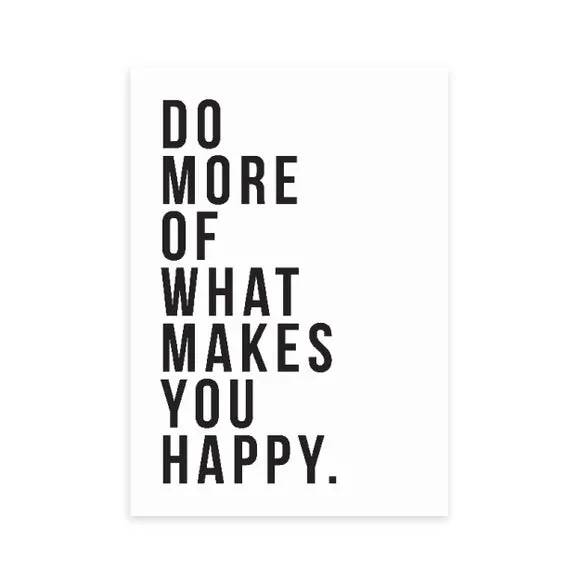 Typographic Wall Print - Black, Paper image