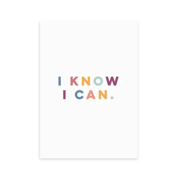 Typographic Wall Print - Multicolor, Paper