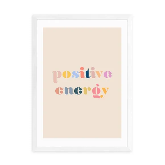 Typographic Wall Print - Multicolor, Paper