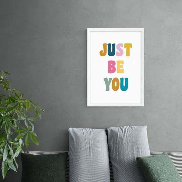 Typographic Wall Print - Multicolor, Paper