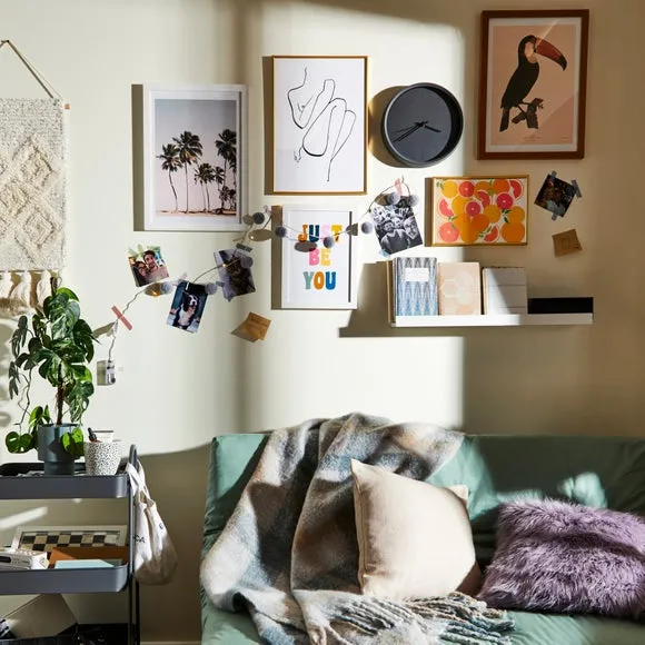 Typographic Wall Print - Multicolor, Paper