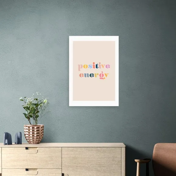 Typographic Wall Print - Multicolor, Paper image