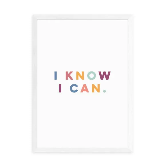 Typographic Wall Print - Multicolor, Paper