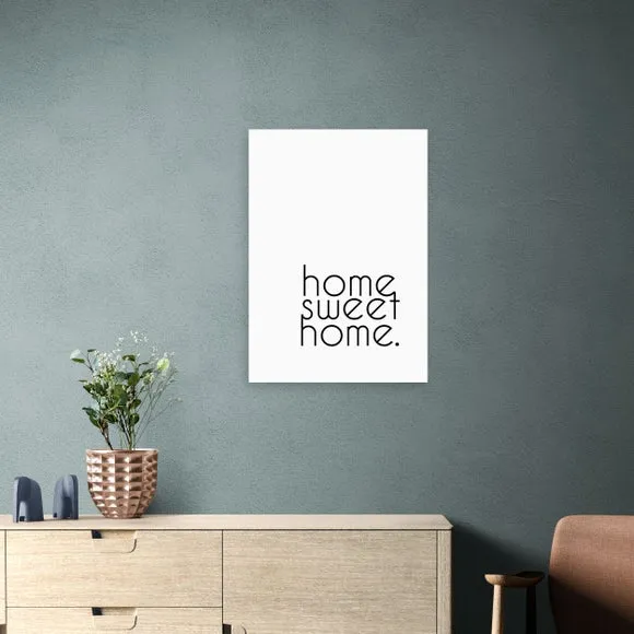 Typography Framed Print - Black Frame image