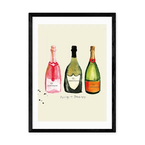Typography Wall Print - Multicolor, Paper