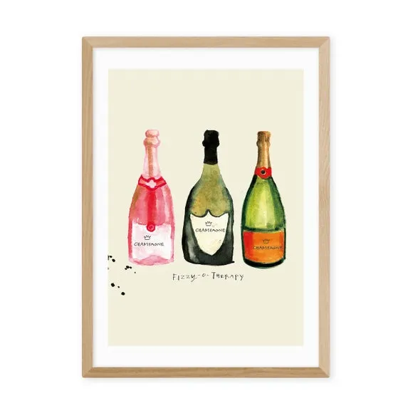 Typography Wall Print - Multicolor, Paper