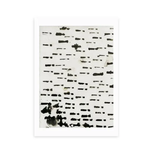 Wabi Sabi Wall Print - Black, Archival Paper