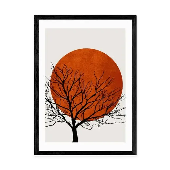 Warm Winter Wall Print - Red