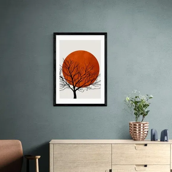 Warm Winter Wall Print - Red