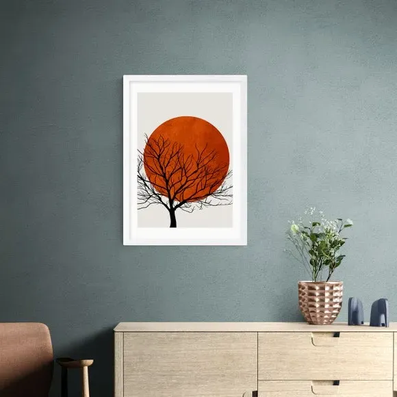 Warm Winter Wall Print - Red