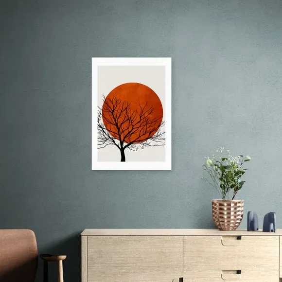 Warm Winter Wall Print - Red image