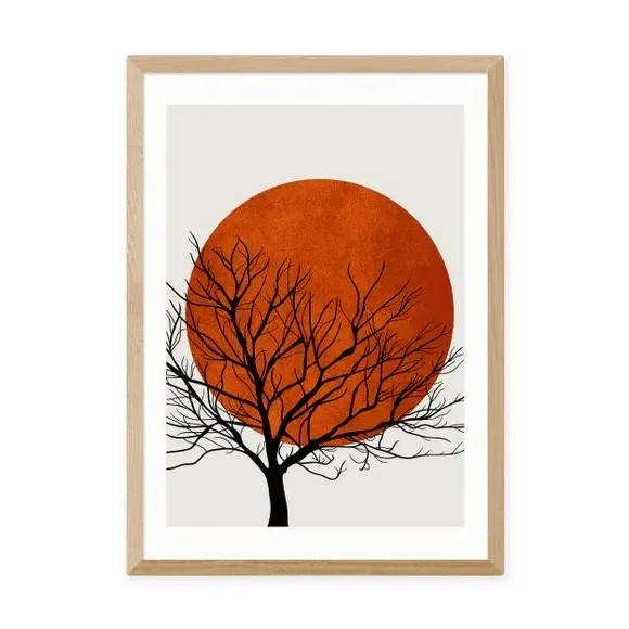 Warm Winter Wall Print - Red