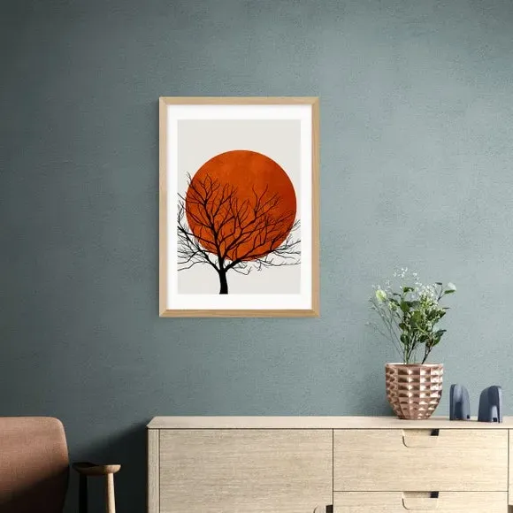 Warm Winter Wall Print - Red