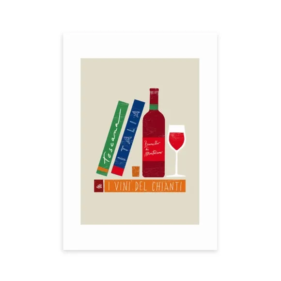 Wine Art Print - Multicolor, Archival Paper image