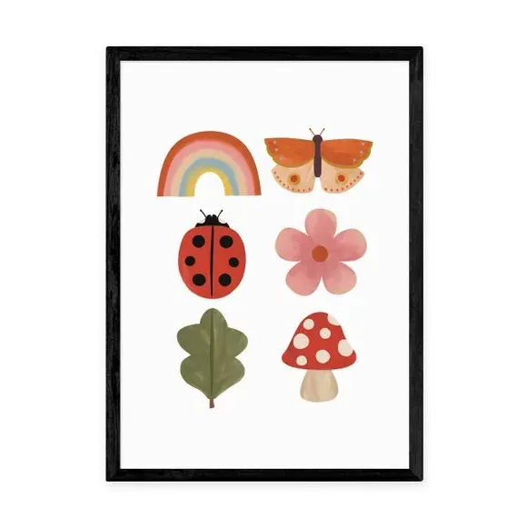Woodland Wonders Art Print - Multicolor, Paper