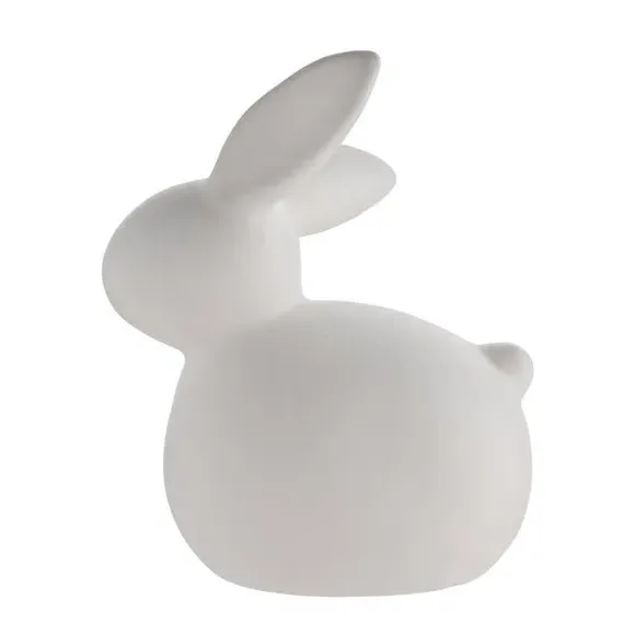 Bunny LED Light - White, Ceramic