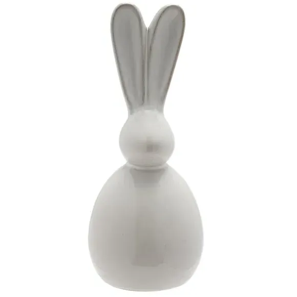 Ceramic Bunny Decoration - Grey