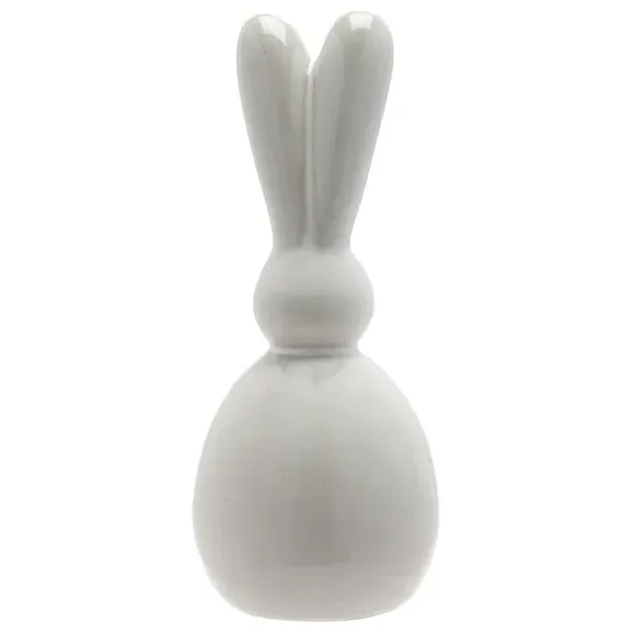 Ceramic Bunny Decoration - Grey
