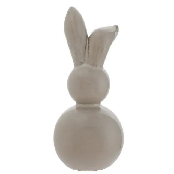 Ceramic Bunny Decoration - Grey