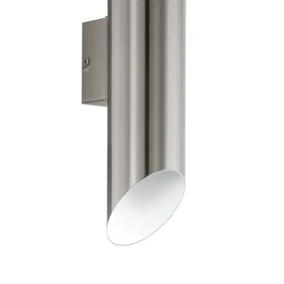 2 Light LED Outdoor Wall Light - Steel, Metal