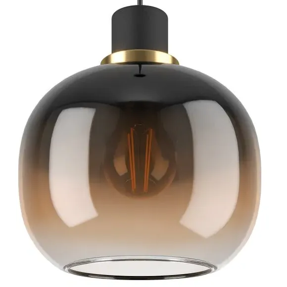 Adjustable Pendant Light - Brown, Steel