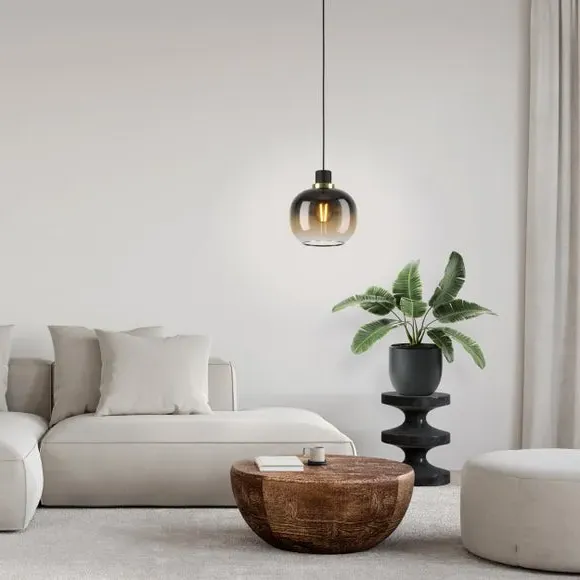Adjustable Pendant Light - Brown, Steel image