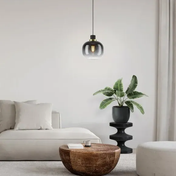 Adjustable Pendant Light - Grey, Steel
